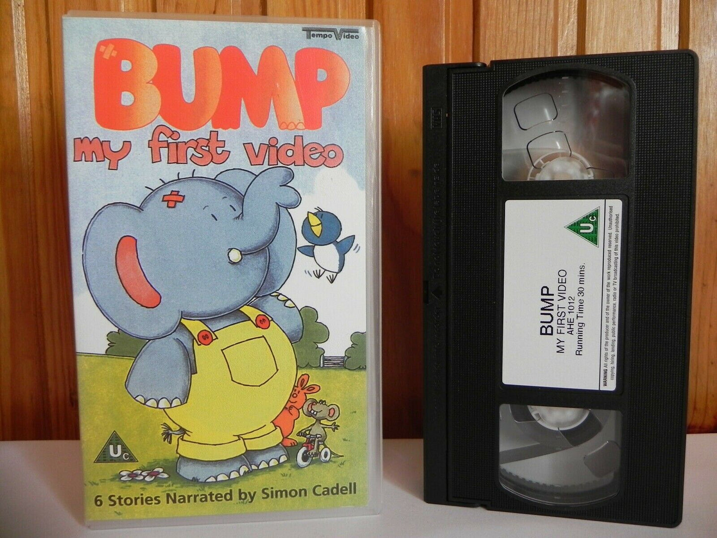 Bump: My First Video - Tempo - 6 Stories - Adventure - Animated - Kids - Pal VHS-