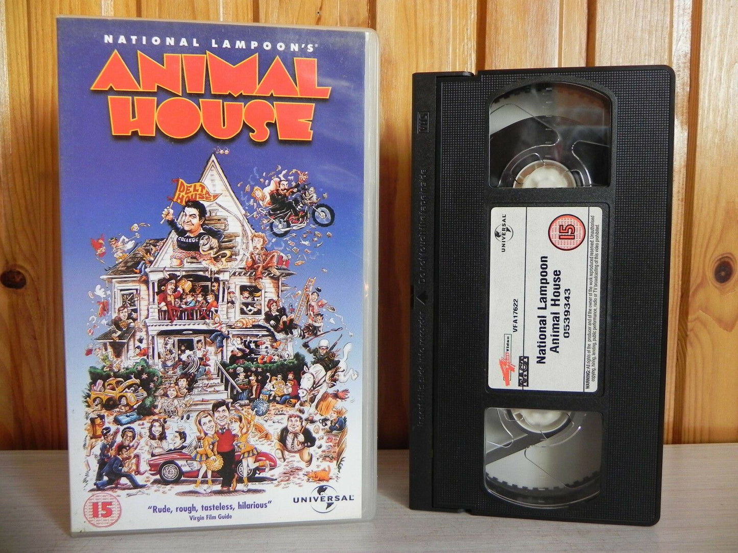 Animal House - Universal - Comedy - Rude - Rough - Hilarious - Pal VHS-