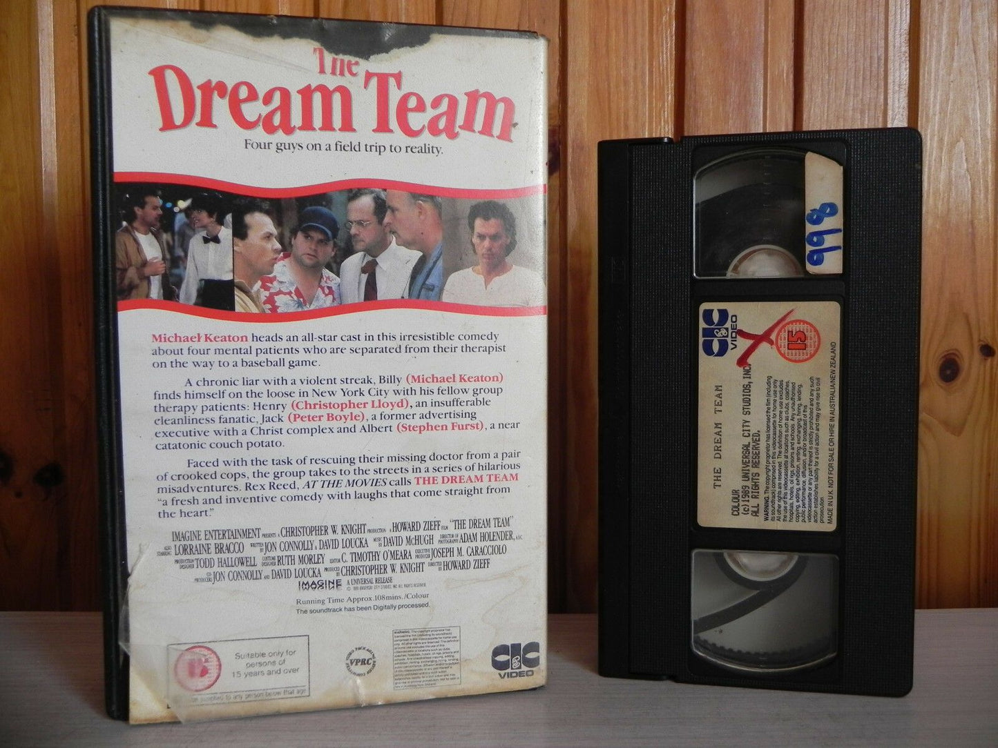 The Dream Team - CIC Video - Comedy - Michael Keaton - Peter Boyle - VHS-