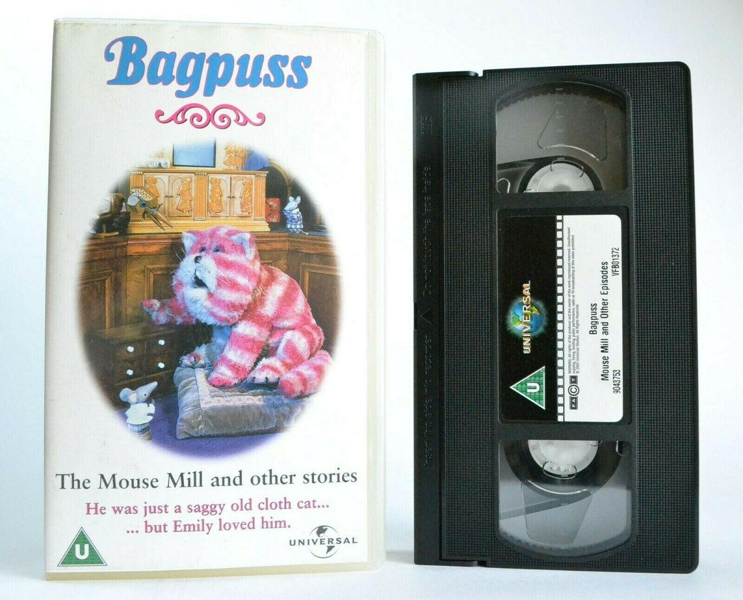 Bagpuss: The Mouse Mill And Other Stories - Old Cloth Cat - Children's - Pal VHS-