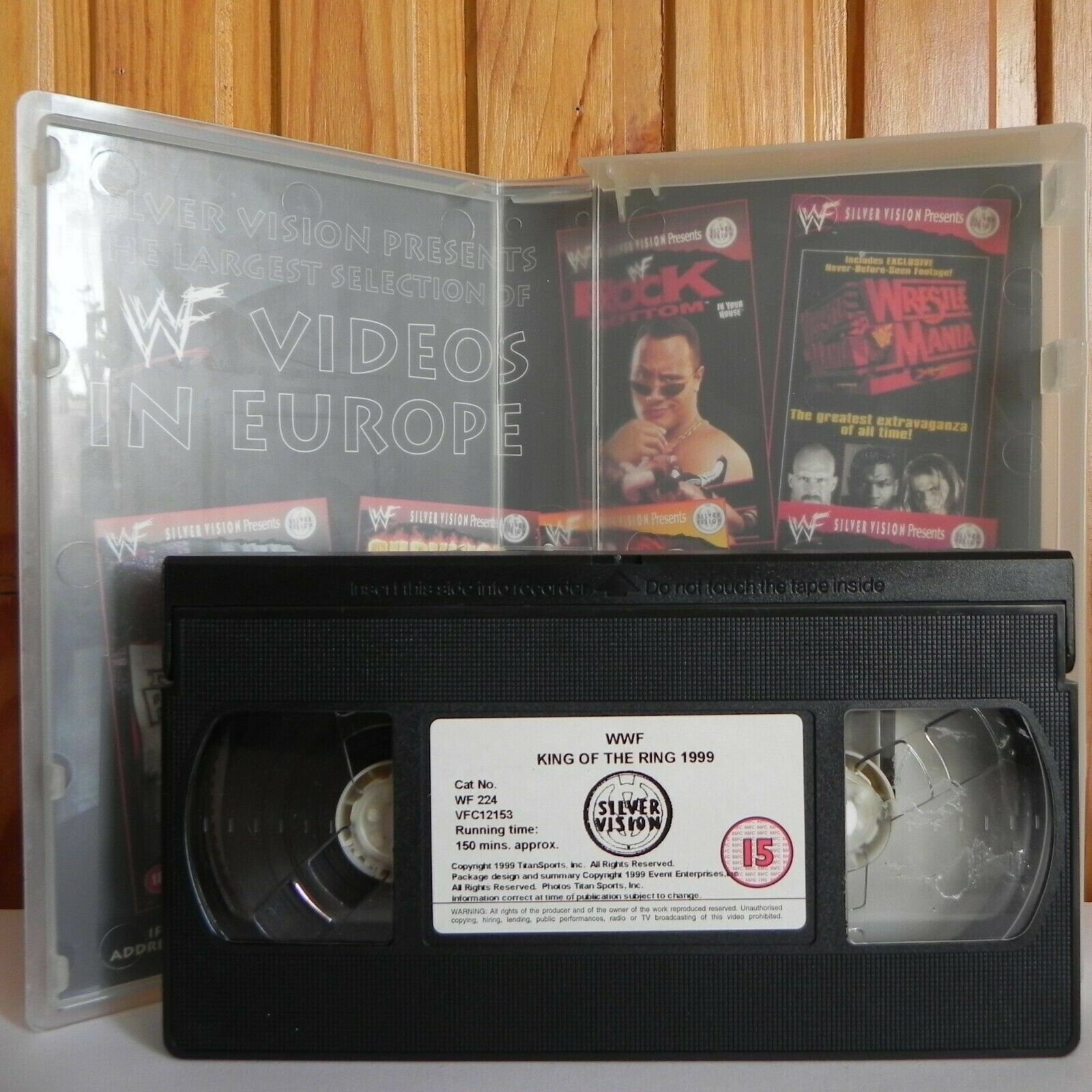 WWF King Of The Ring - Federation Championship Match - Undertaker VS Rock - VHS-