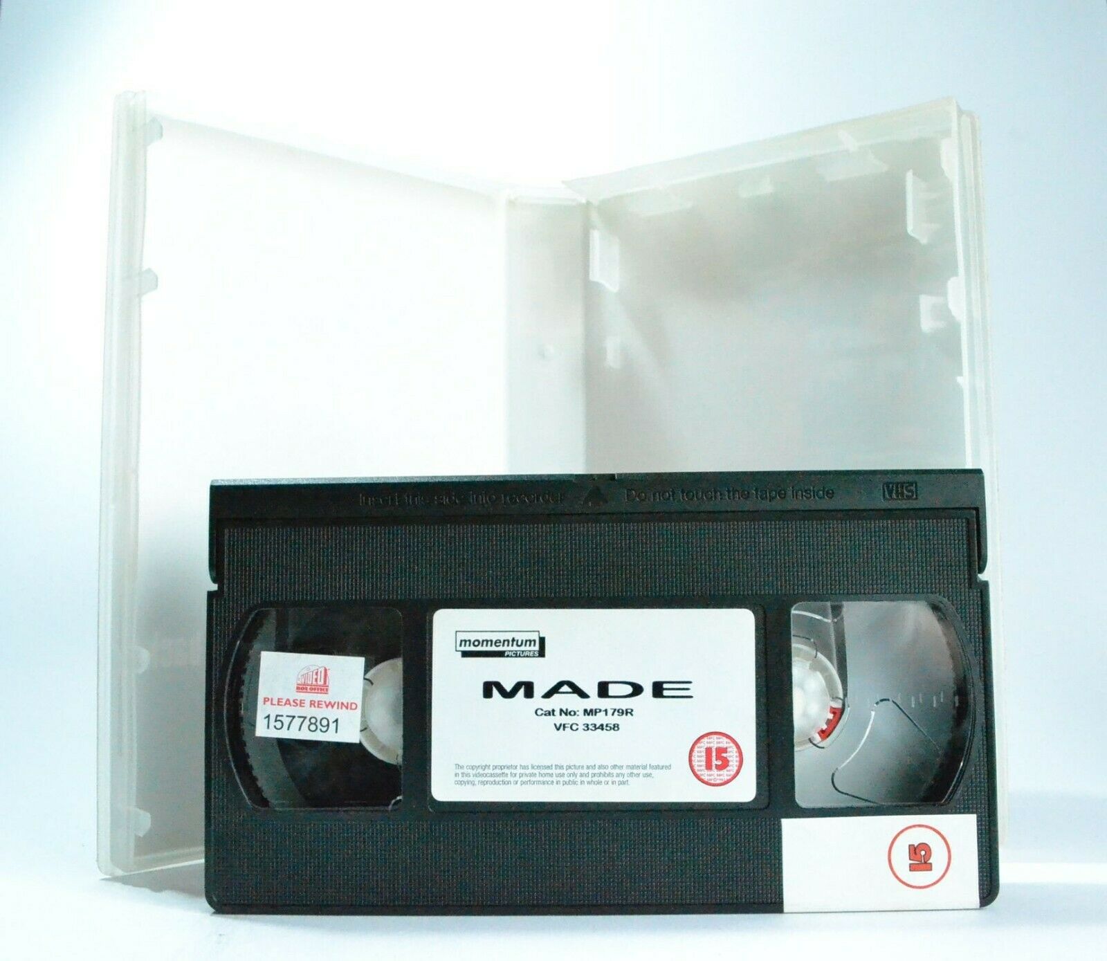 Made: Film By Jon Favreau (2001) - Crime Comedy - Large Box - Vince Vaughn - VHS-