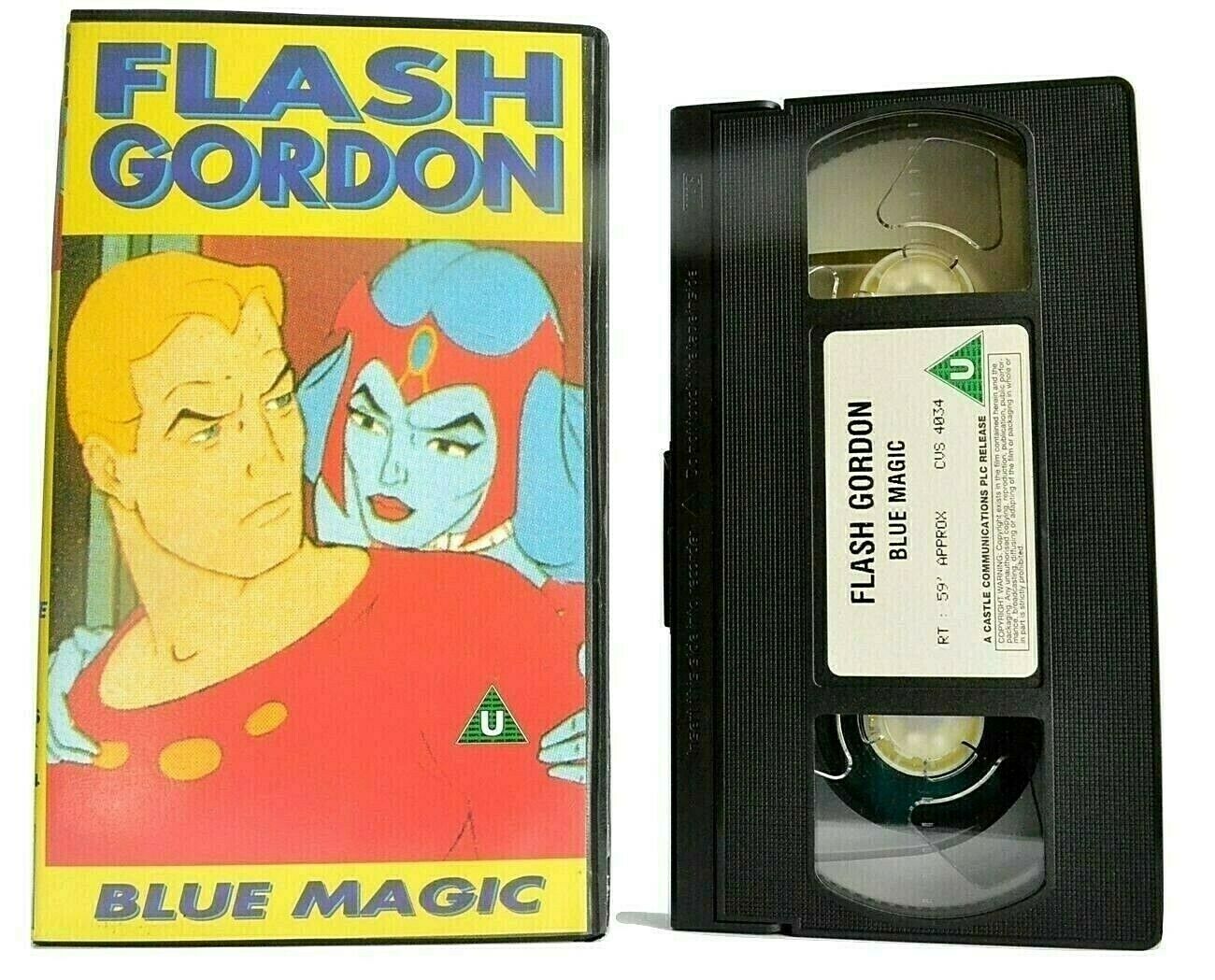 Flash Gordon: Blue Magic {Castle Vision} - Action Adventures - Children's - VHS-