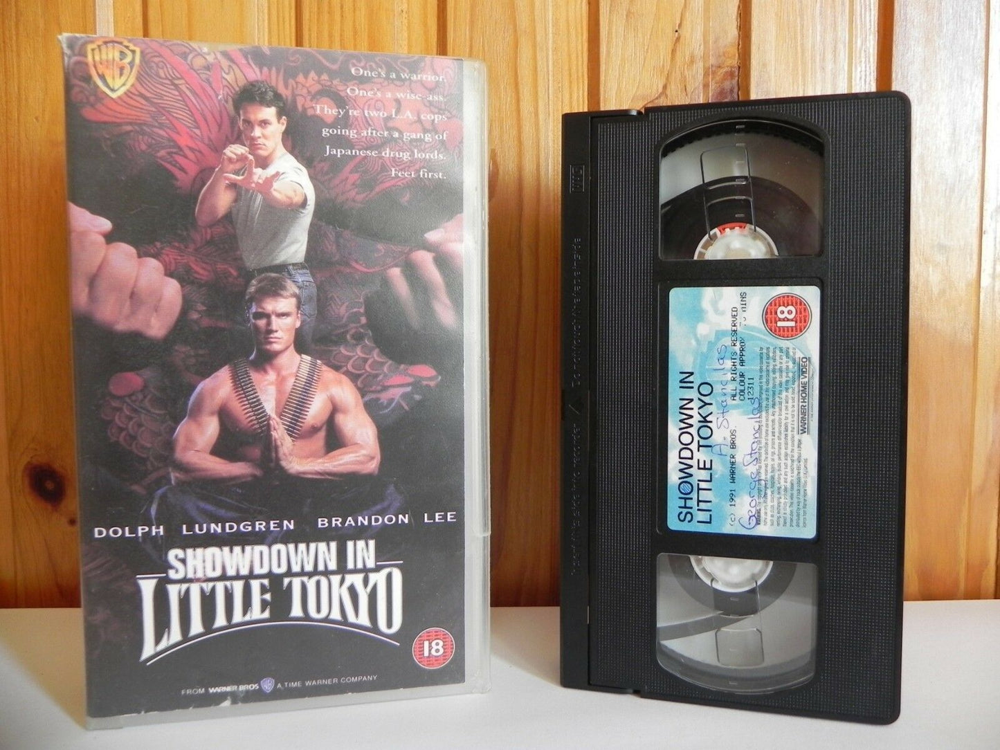 Showdown In Little Tokyo - Warner Home - Martial Arts - Dolph Lundgren - Pal VHS-