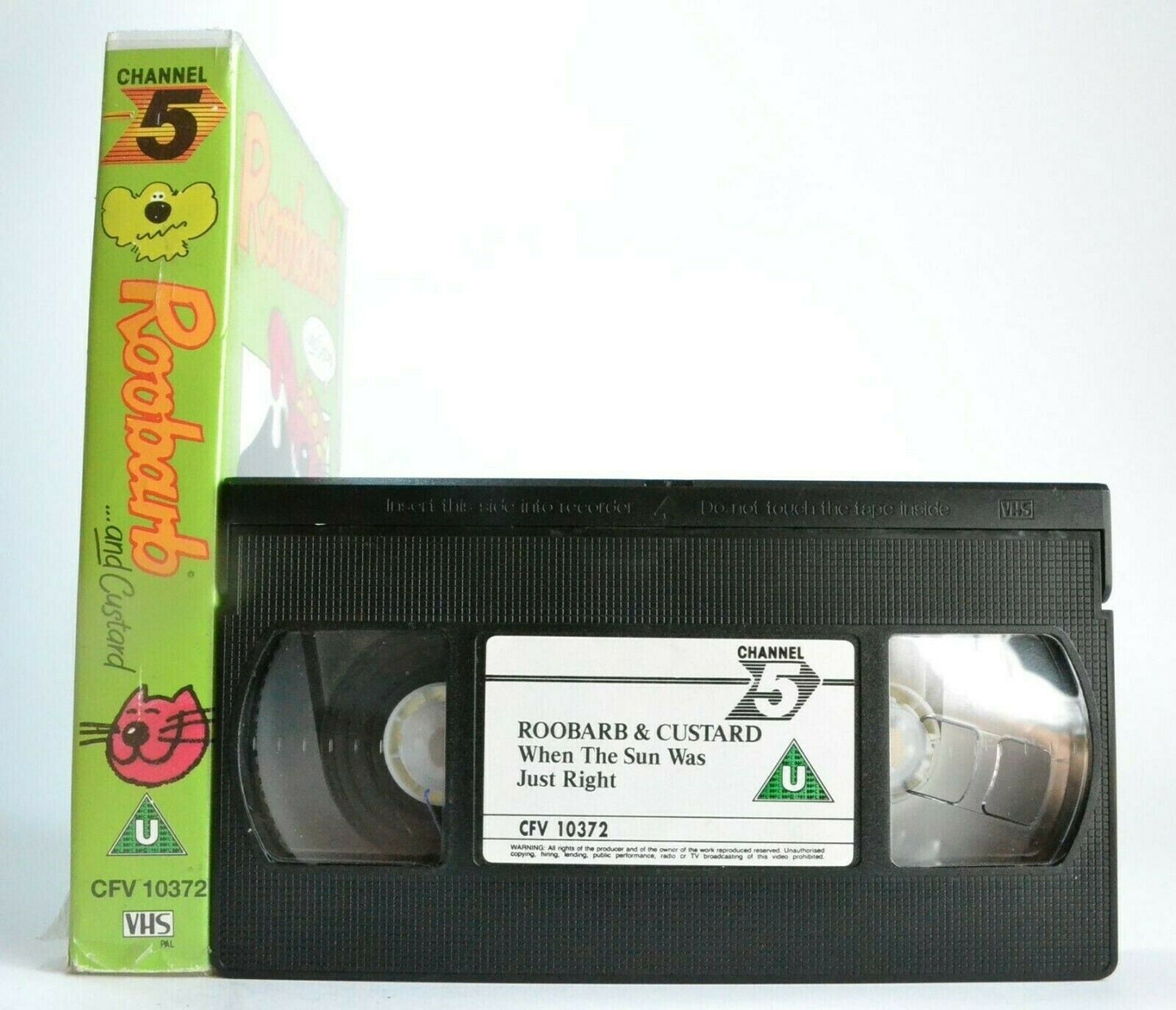 Roobarb And Custard: When The Sun Was Just Right - Animated - Children's - VHS-