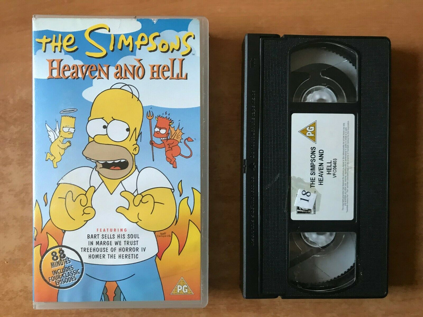 The Simpsons: Heaven And Hell; [Matt Groening] Animated - Comedy - Pal VHS-