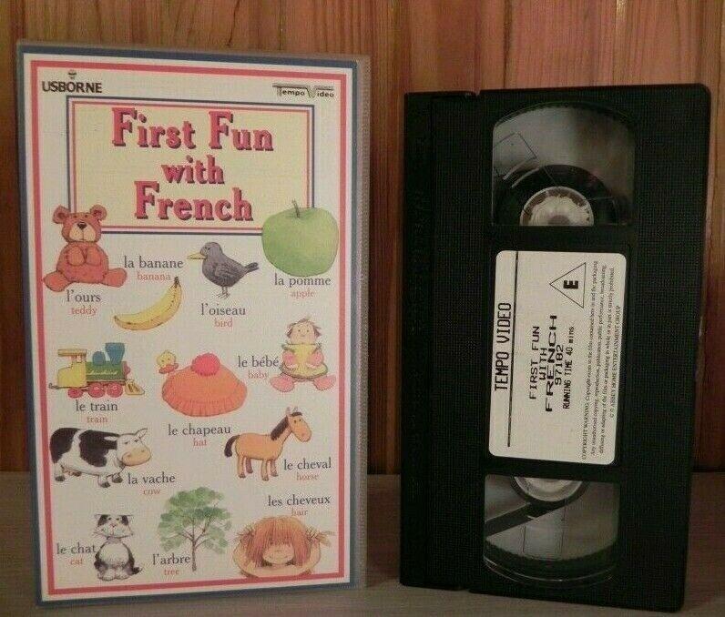 First Fun With French: Bonjour - Learning - Educational - Children's - Pal VHS-