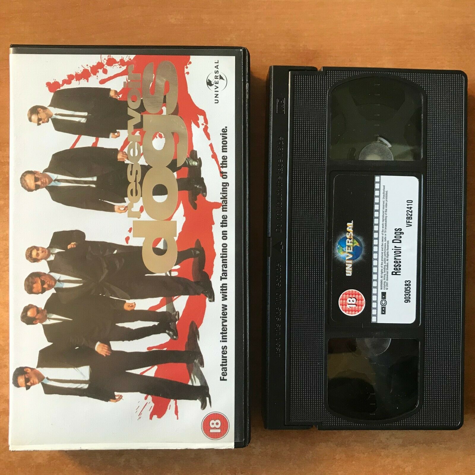 Reservior Dogs (1992); [Classic Tarantino] Crime Thriller - Harvey Keitel - VHS-