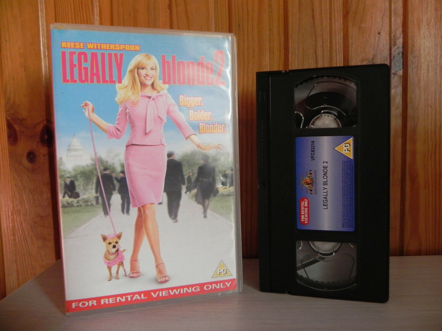 LEGALLY BLONDE 2 - Large box EX-RENTAL - Reese Witherspoon - Law Comedy - VHS-