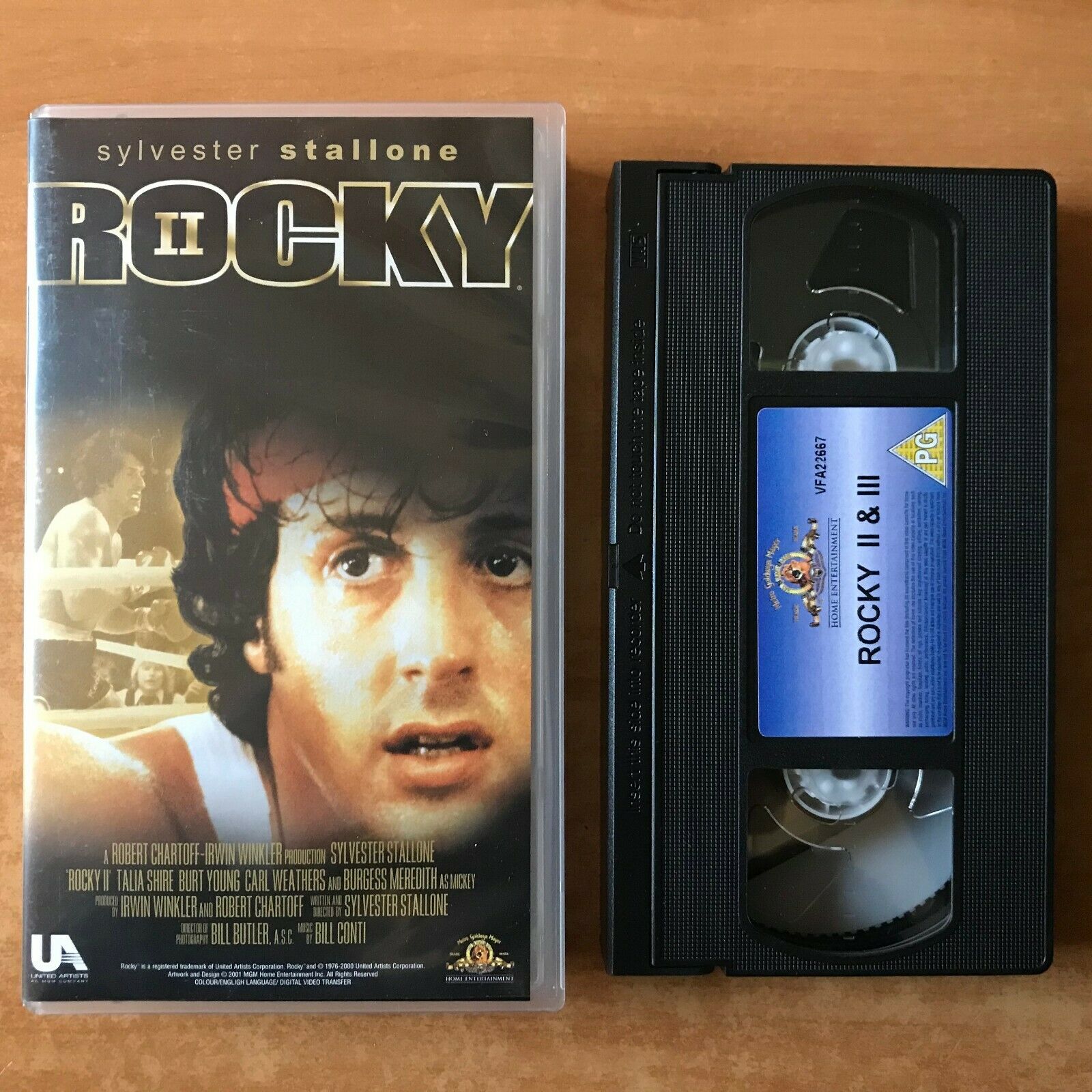 Rocky 2 / 3: Ultimate Boxing Action - Sport Drama - Sylvester Stallone - Pal VHS-