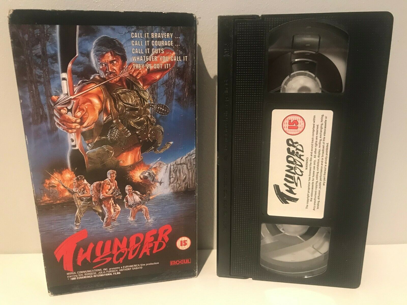 Thunder Squad: Wild Team (1985) Miami/Mercenaries - Explosive Action - Pal VHS-