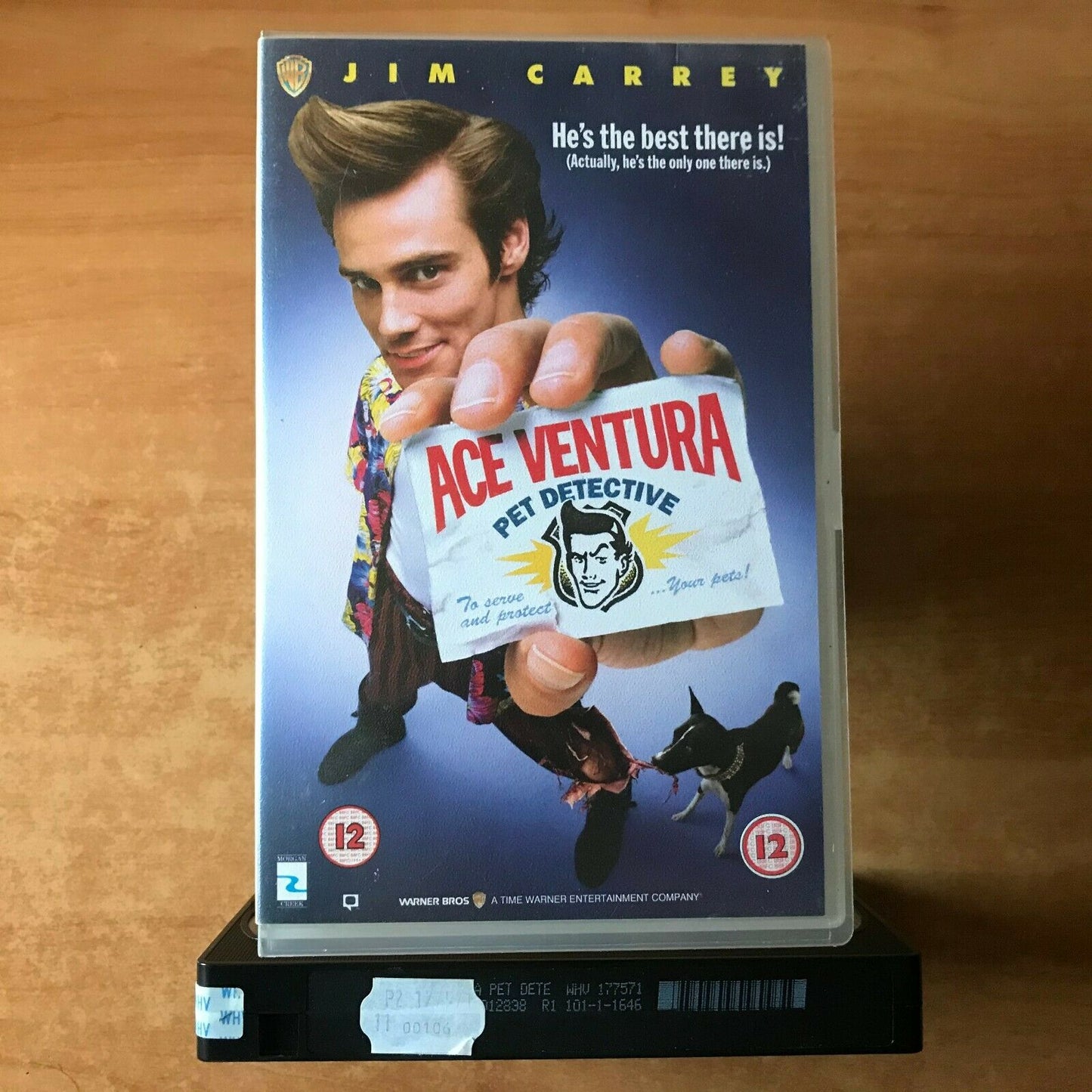 Ace Ventura: Pet Detective [Gross Out Comedy] Large Box - Jim Carrey - Pal VHS-