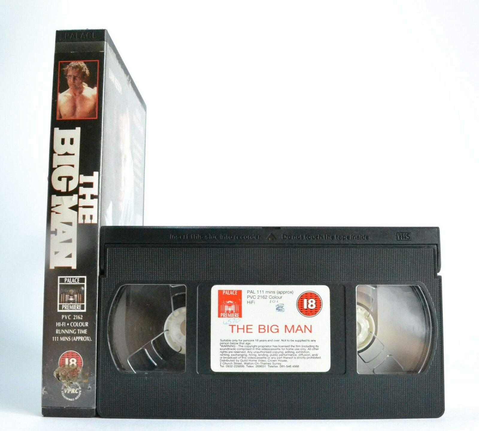 The Big Man (Crossing the Line) - (1990) Sports Drama - Liam Neeson - Pal VHS-