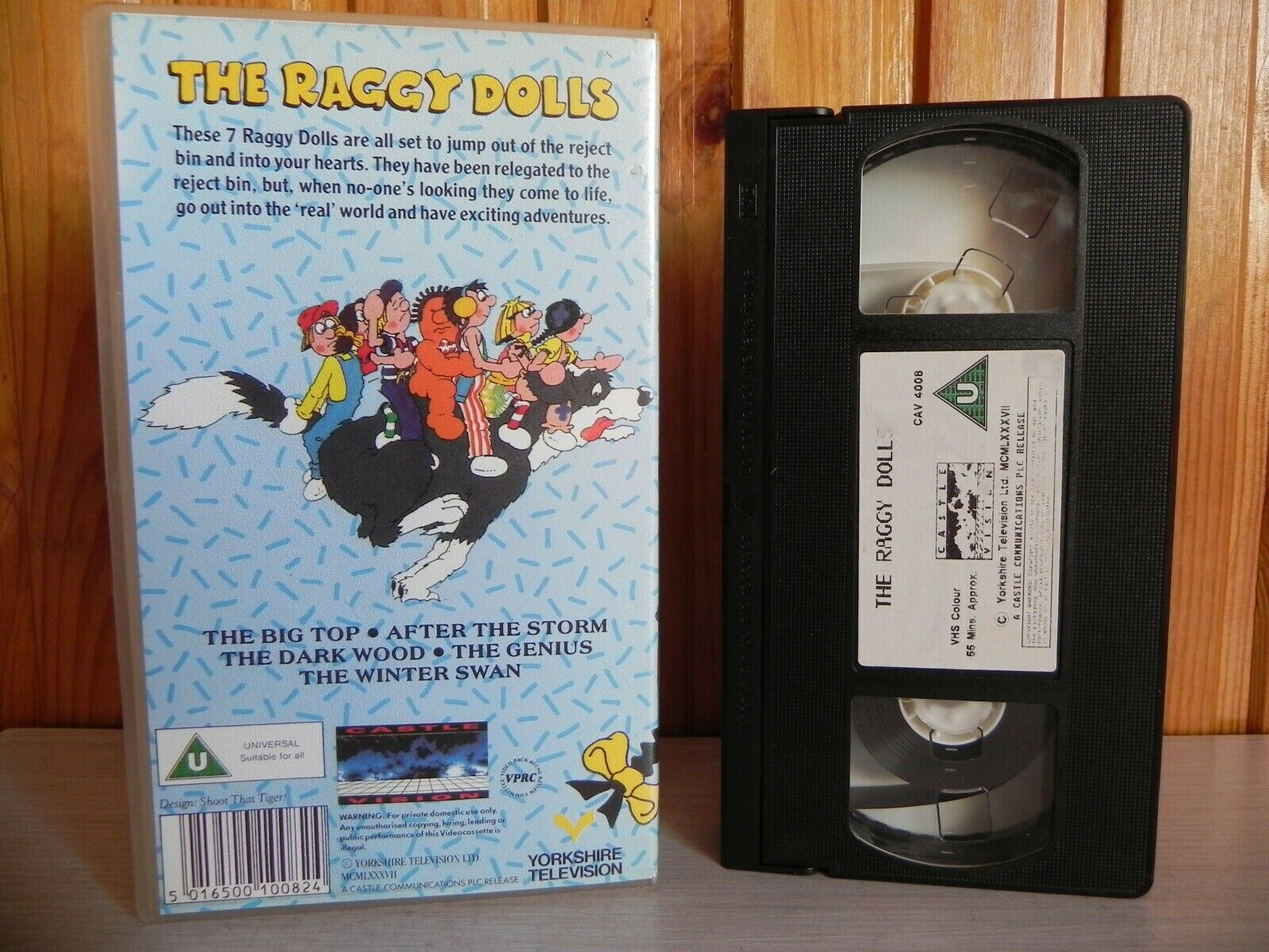 The Raggy Dolls - Castle Vision - 5 Programmes As Seen On TV - Cartoon - Pal VHS-