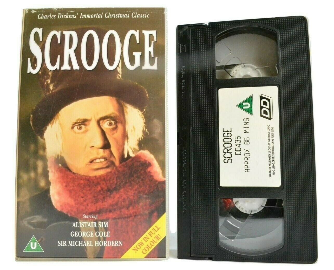 Scrooge (1951); [Charles Dickens] Christmas Tale - Drama - Alistair Sim - VHS-