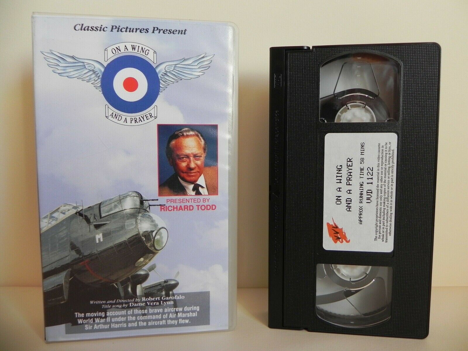 On A Wing And A Prayer - Classic Pictures - Brave Aircrew - World War Two - VHS-