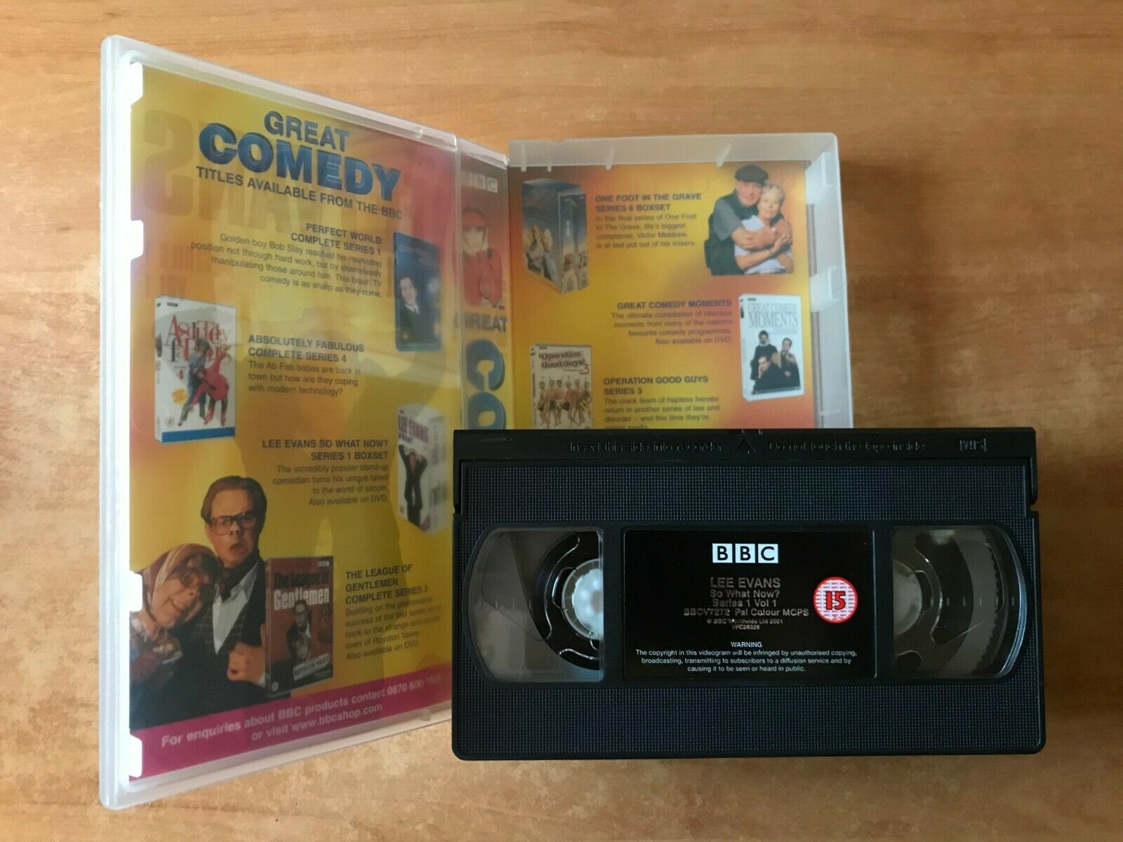 Lee Evans: So What Now? (Series 1, Vol.1): Moving Out [BBC] Comedy - Pal VHS-