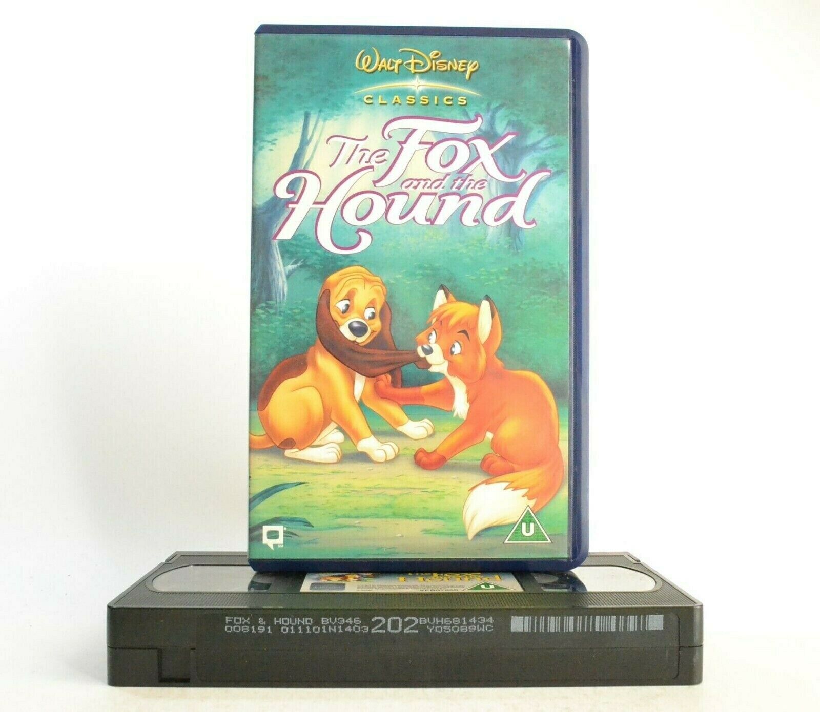 The Fox And The Hound: Disney Classics (1981) - Animated - Children's - Pal VHS-