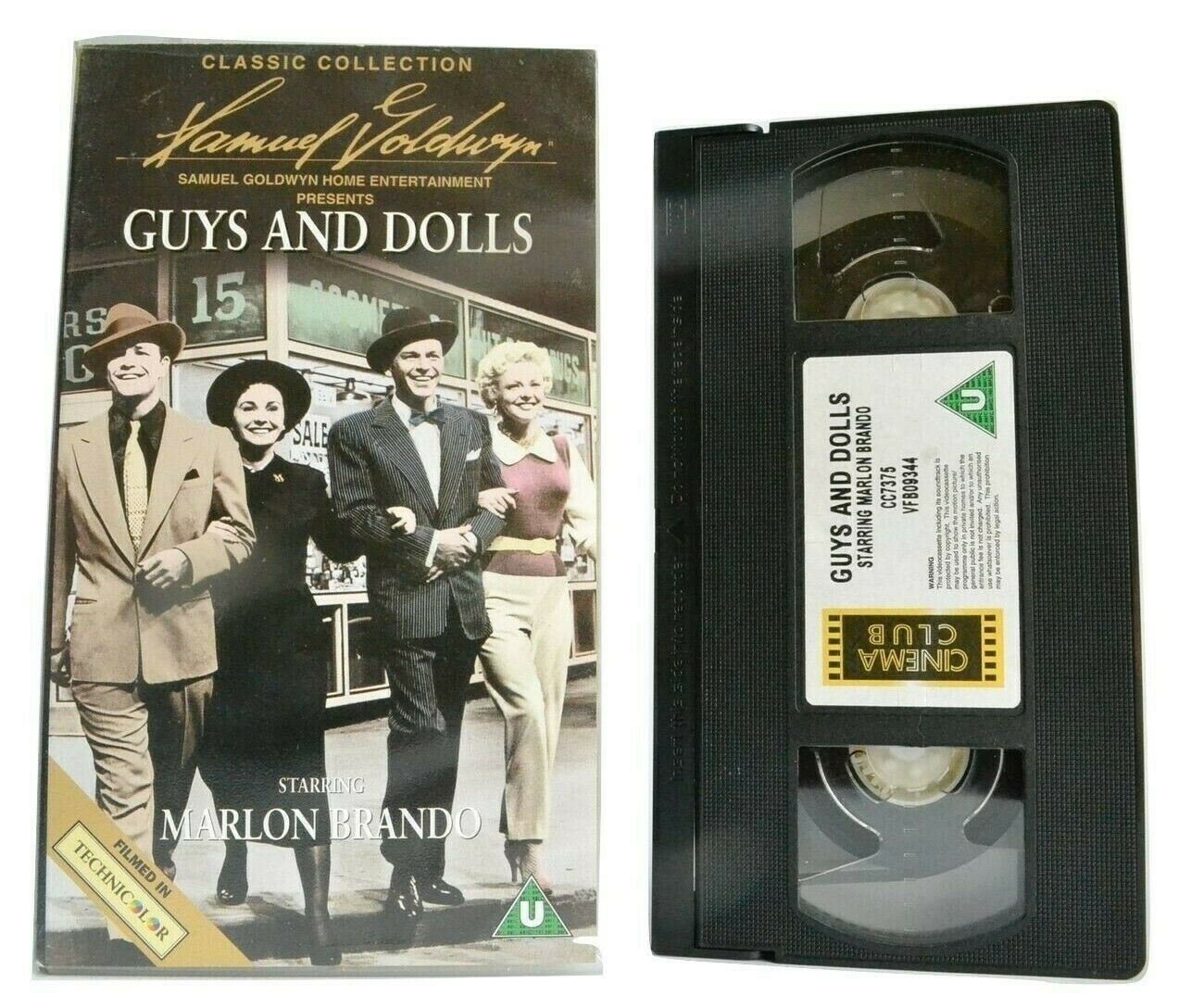 Guys And Dolls (1964): Classic Musical [Marlon Brando / Frank Sinatra] Pal VHS-