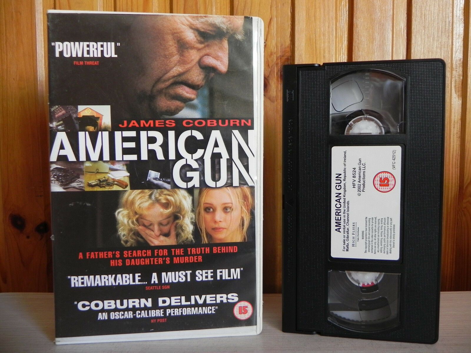 American Gun (2005); Drama - Large Box - Forest Whitaker / Donald Sutherland - Pal VHS-