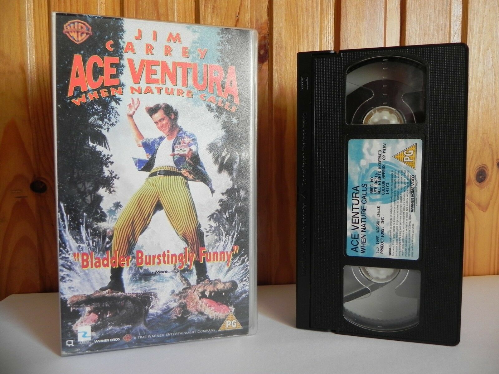 Ave Ventura: When Nature Calls - Warner Home - Comedy - Jim Carrey - Pal VHS-