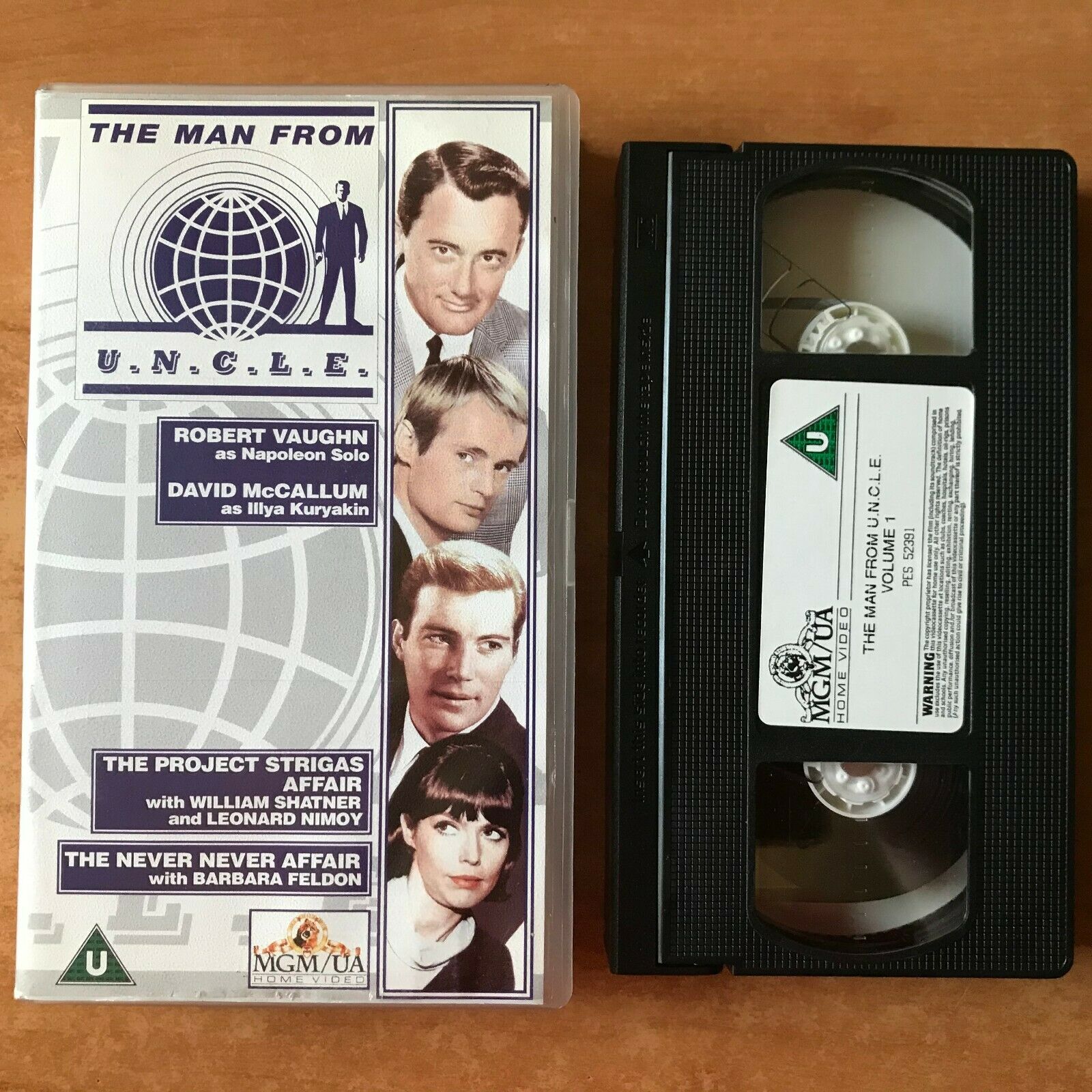 The Man From U.N.C.L.E.: The Project Strigas Affair [Sci-Fi] TV Series - Pal VHS-