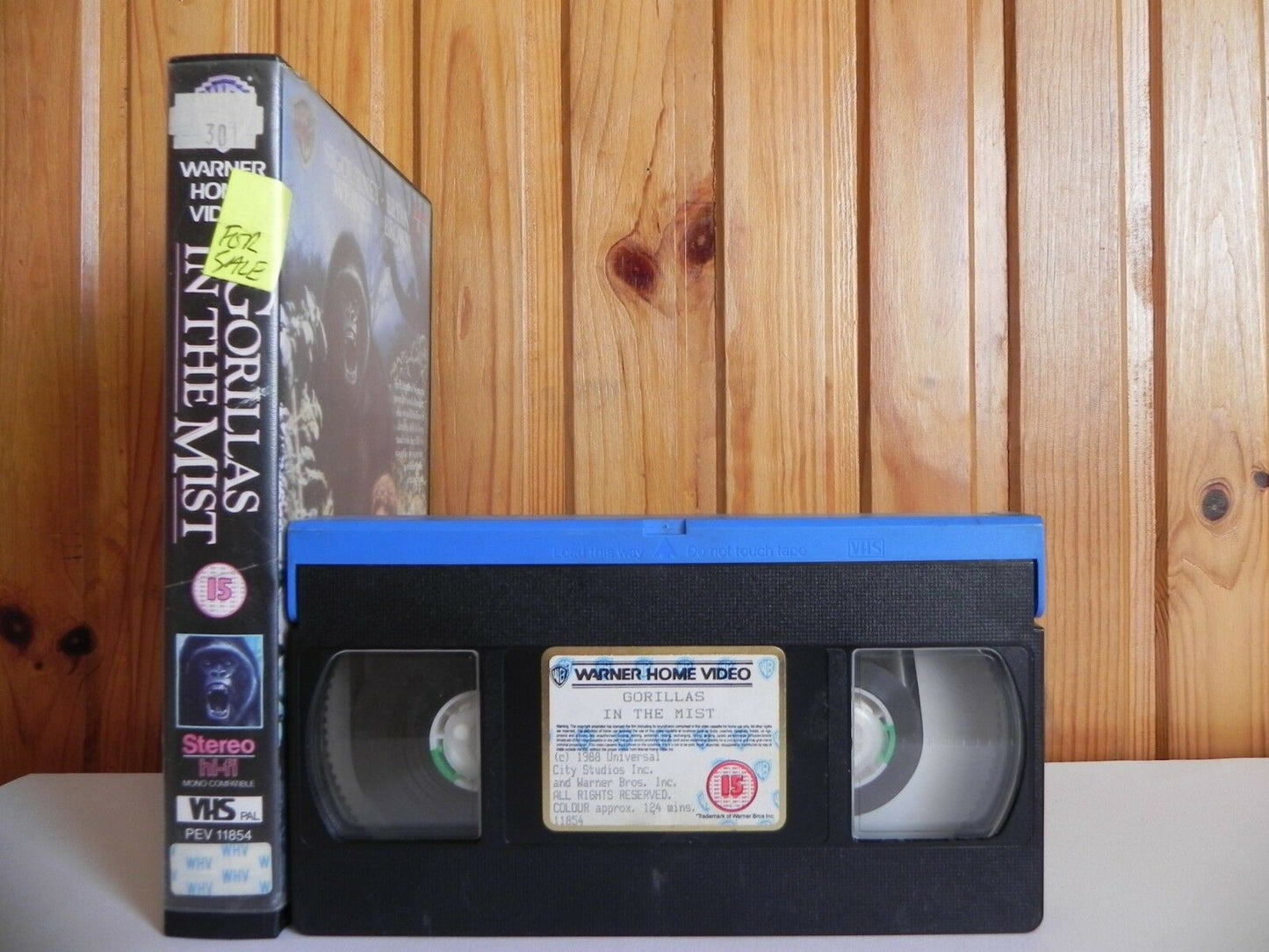 Gorillas In The Mist - Large Box - Warner - Drama - Sigourney Weaver - Pal VHS-