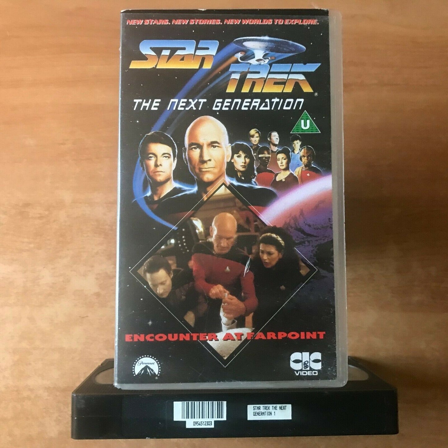 Star Trek The Next Generation: Encounter At Farpoint - Space Opera - Pal VHS-