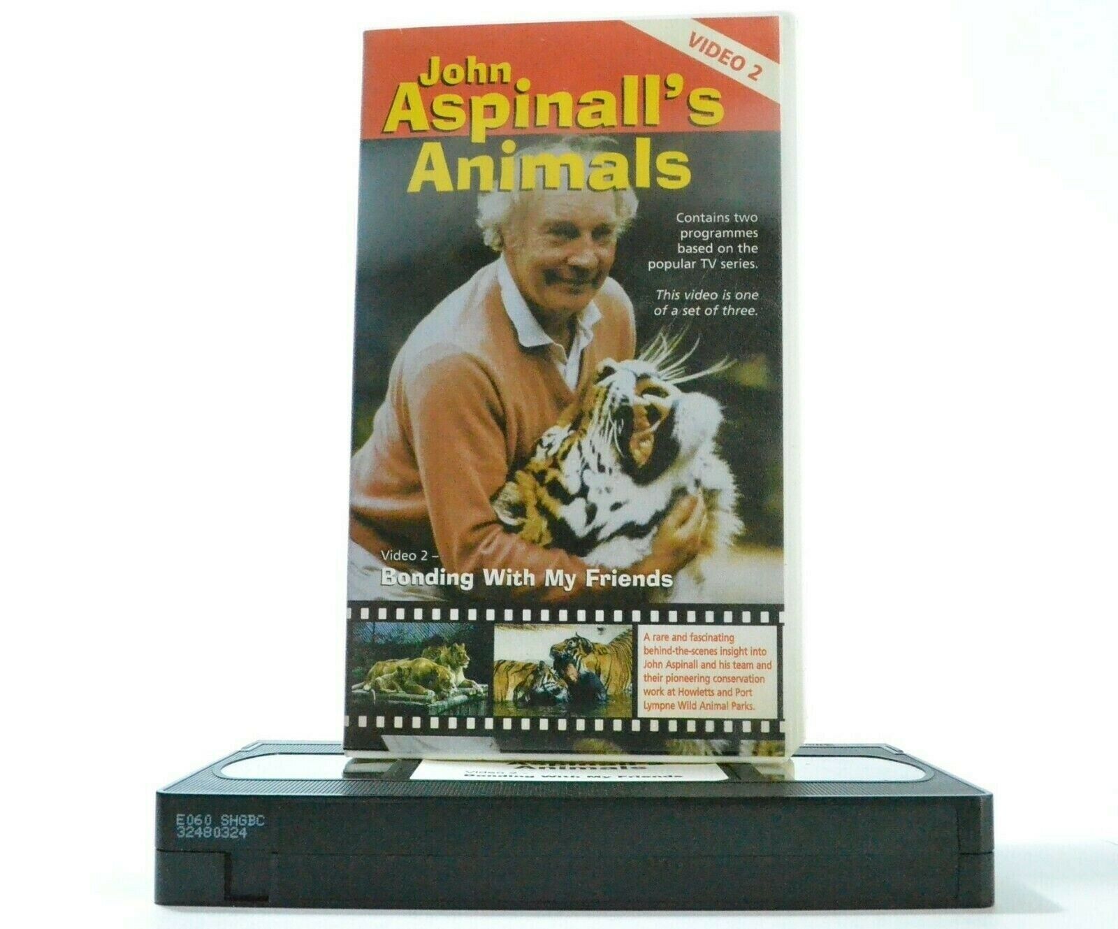 Animals: By John Aspinall/Video 2: Bonding With My Friends - TV Series - Pal VHS-