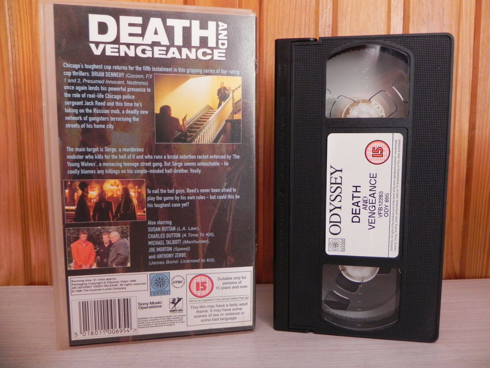 Death And The Vengeance, Odyssey, Thriller, True Story, Brian Dennehy, VHS  image photo