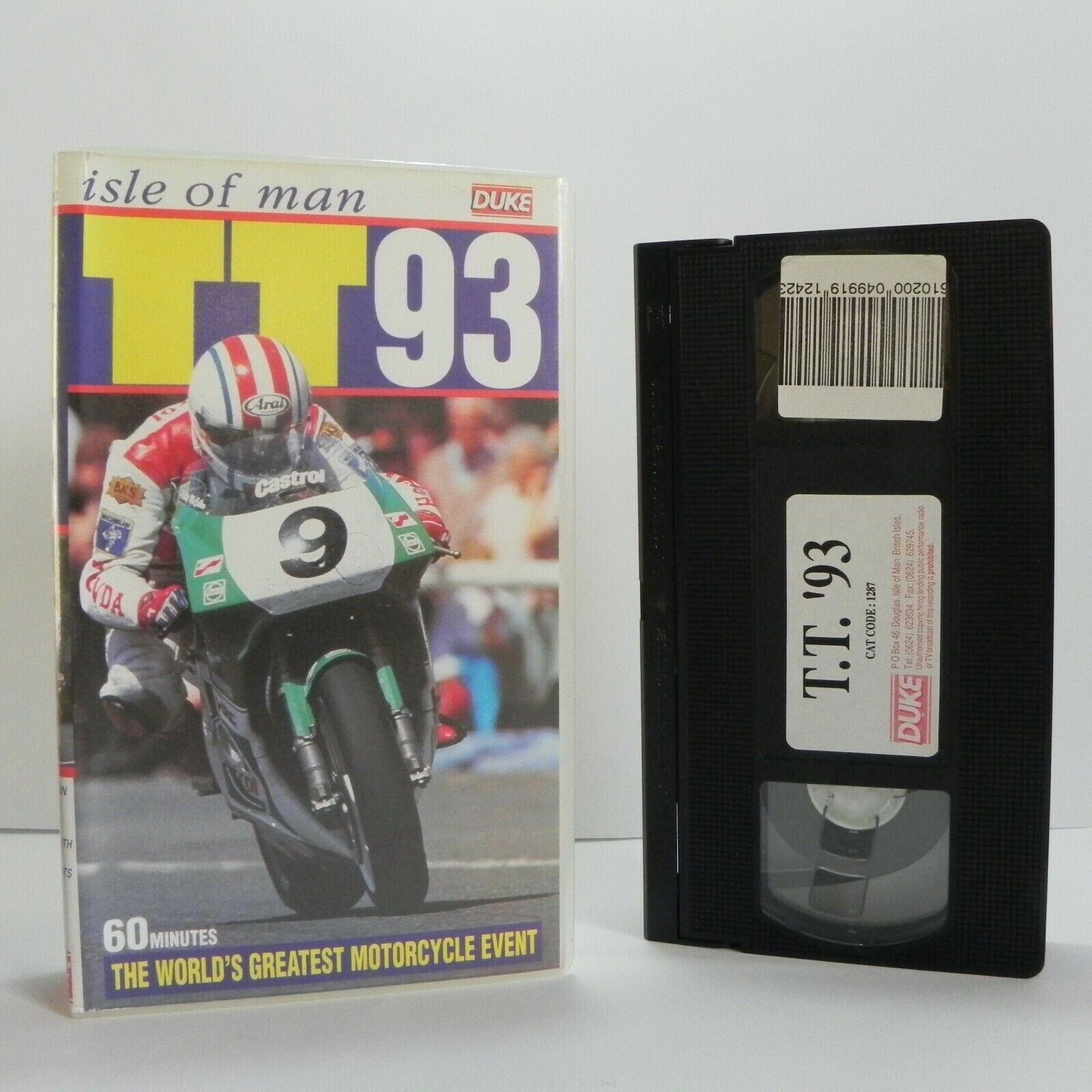 TT Superbike 93 - Racing - Thrilling Action - McCallen - Dunlop - Nation - VHS-