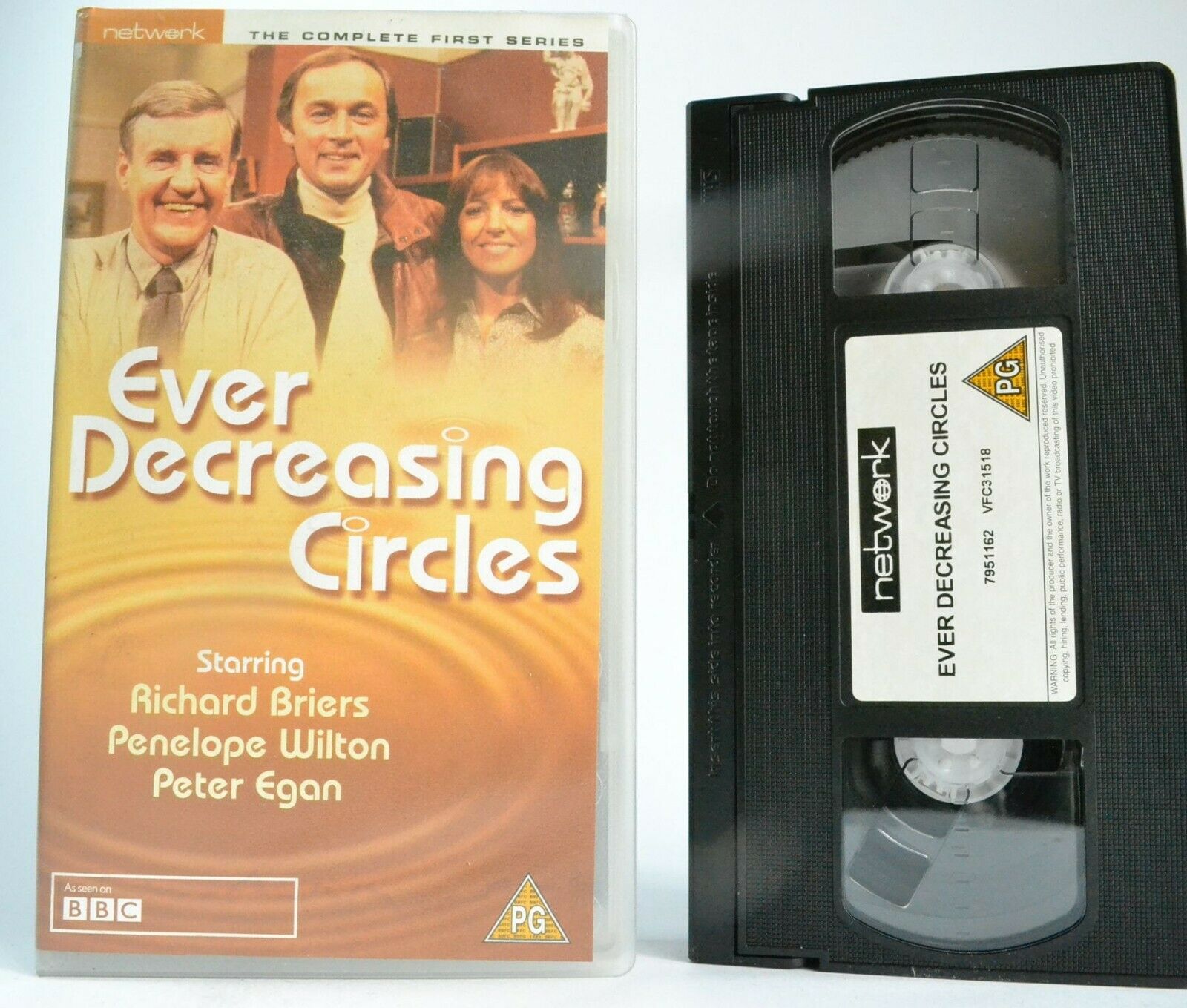 Ever Decreasing Circles [Complete 1st Series] BBC Comedy - Richard Briers - VHS-