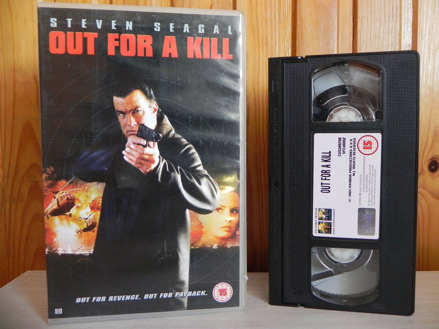 Out For A Kill - Big-Box - Aikido - Revenge Action - Steven Seagal - Pal VHS-