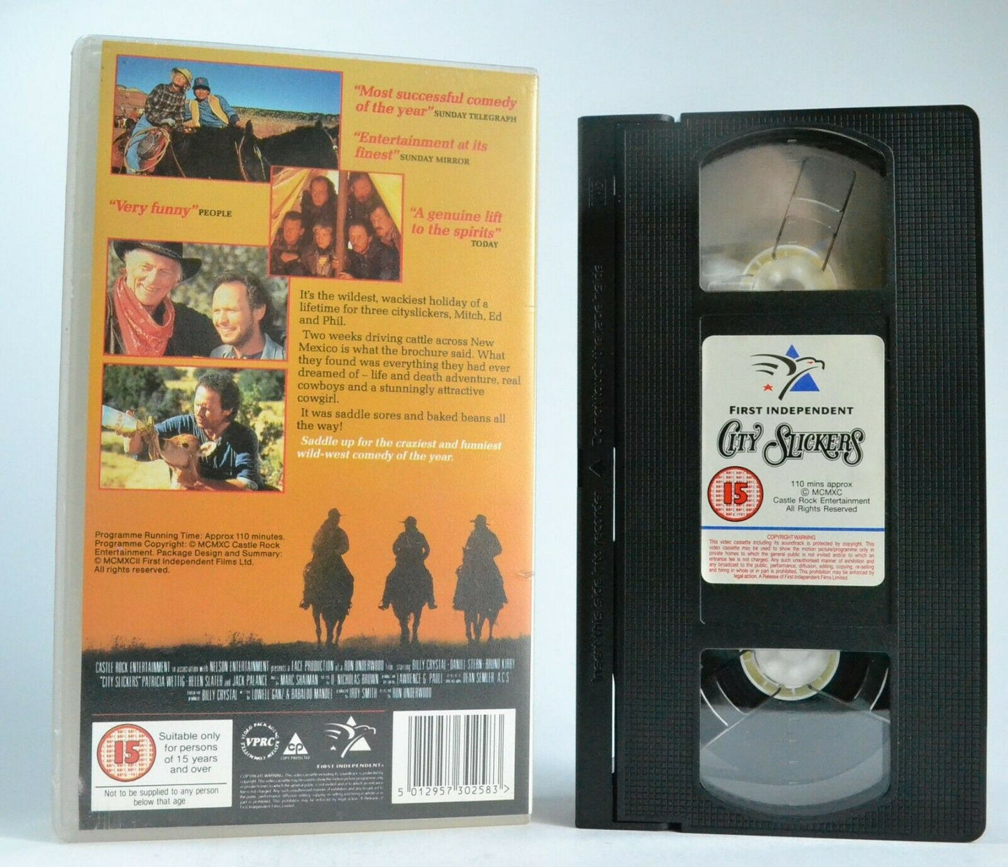 City Slickers (1991): Comedy Western - Billy Crystal/Jack Palance - Pal VHS-