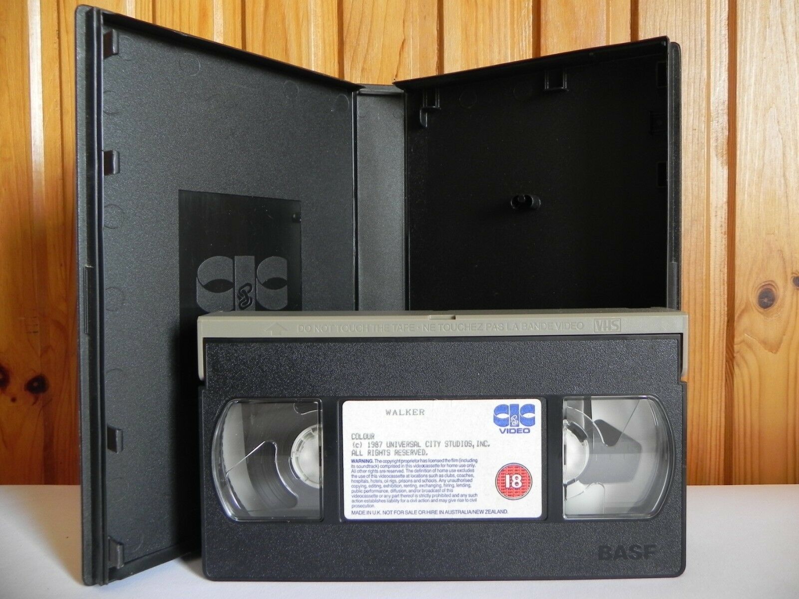 Walker - Large Box - CIC Video - Western - Ed Harris - Richard Masur - Pal VHS-