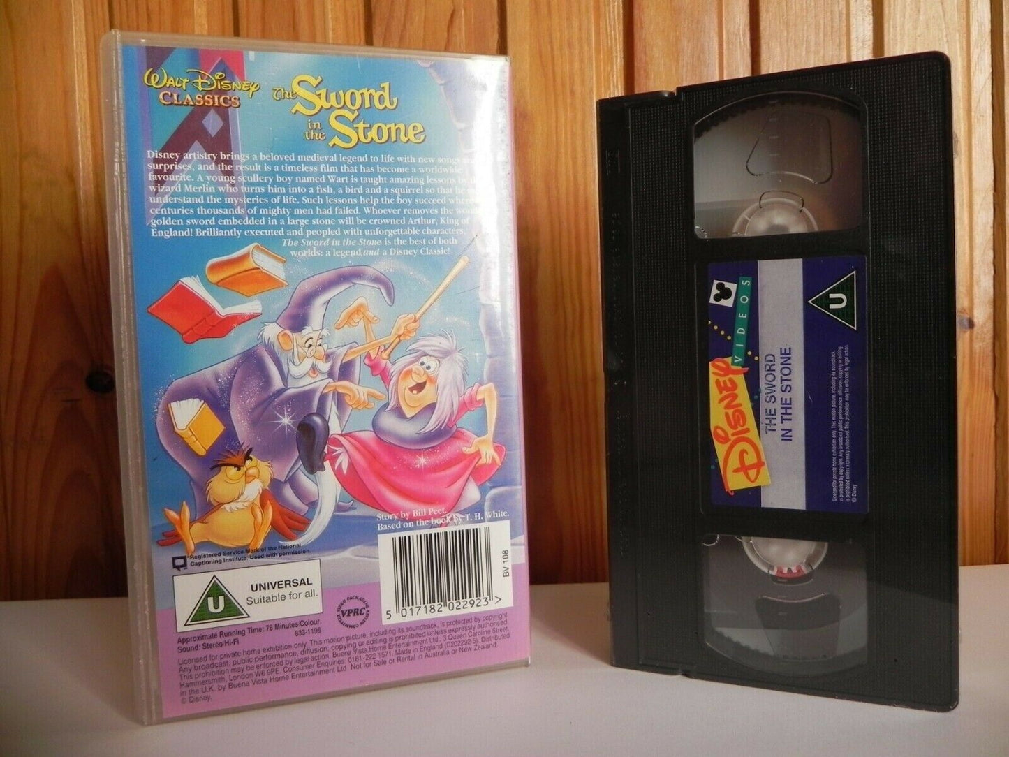 The Sword And The Stone - Walt Disney - Brand New Sealed - Children's - VHS-