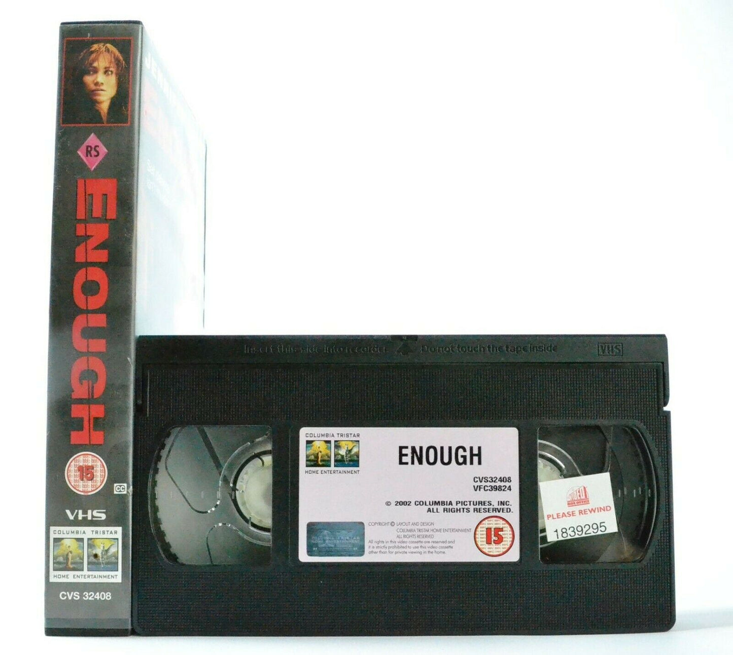 Enough: Based On A.Quindlen Novel - Thriller - Large Box - Jennifer Lopez - VHS-