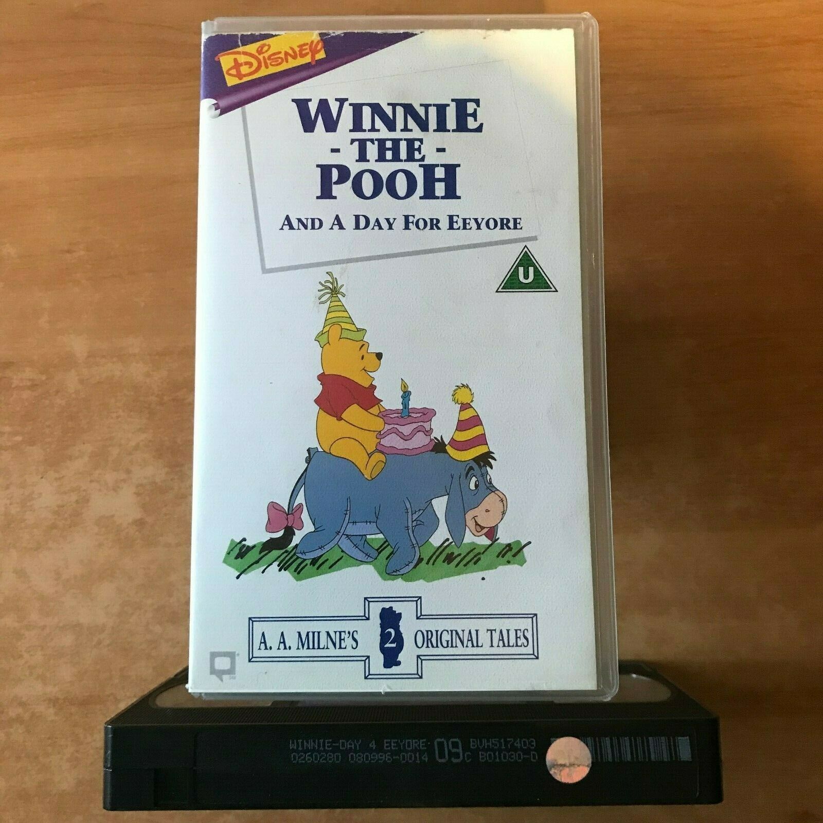 Winnie The Pooh: A Day For Eeyore [Walt Disney] A. A. Milne - Children's - VHS-