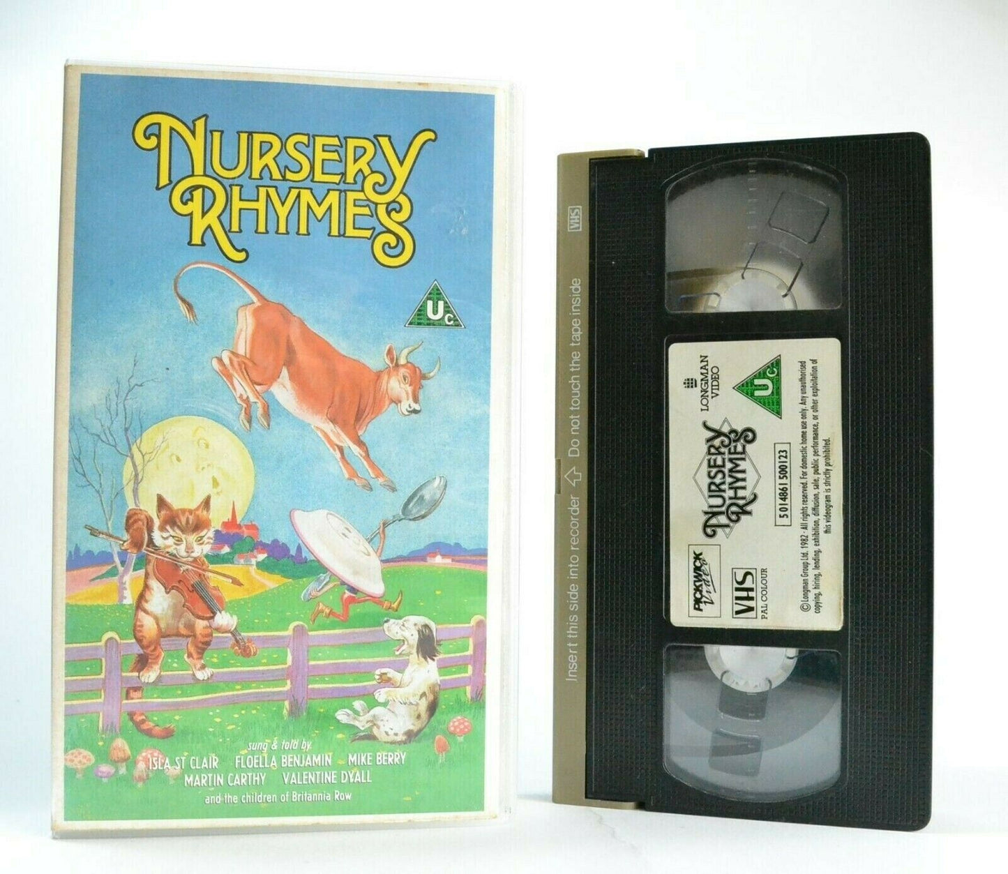 Nursery Rhymes: Fairy Tale Setting - Singalong Songs - Educational - Kids - VHS-
