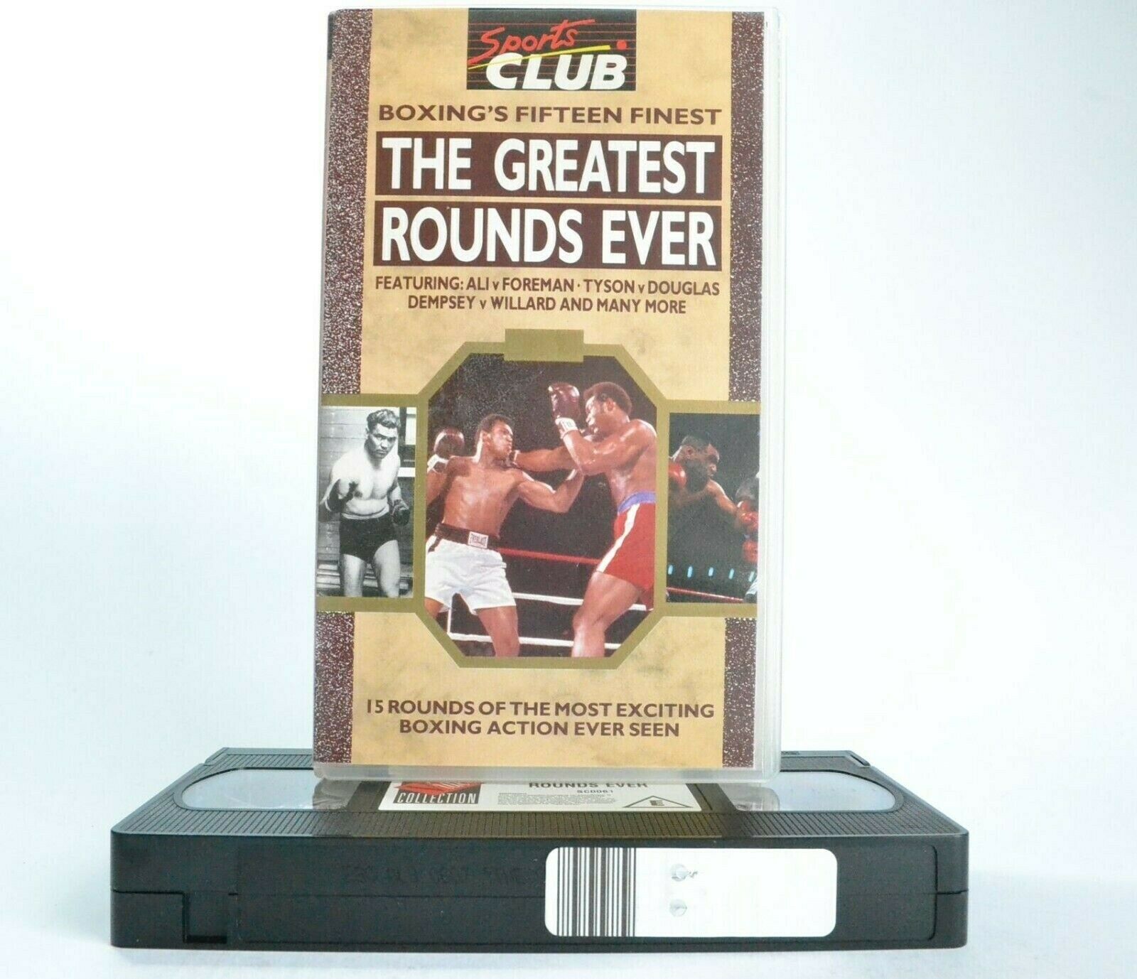 The Greatest Rounds Ever: Boxing's Fifteen Finest - Ali/Foreman/Tyson - Pal VHS-