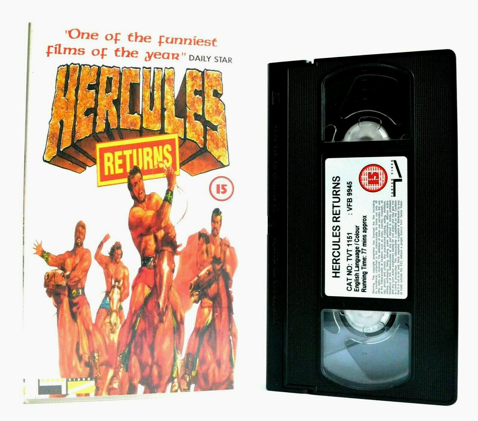 Hercules Returns: Australian Comedy (1993) - Film By D.Parker - D.Argue - VHS-