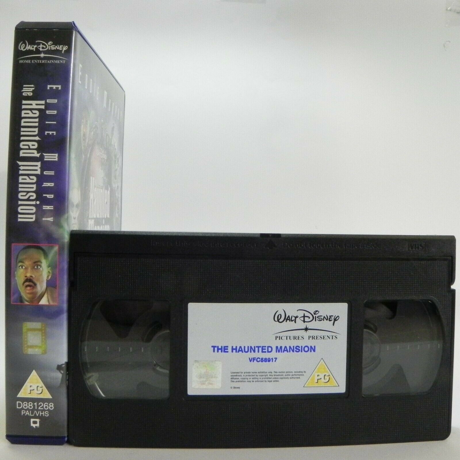 The Haunted Mansion - Walt Disney - Comedy Adventure - E.Murphy - Kids - VHS-