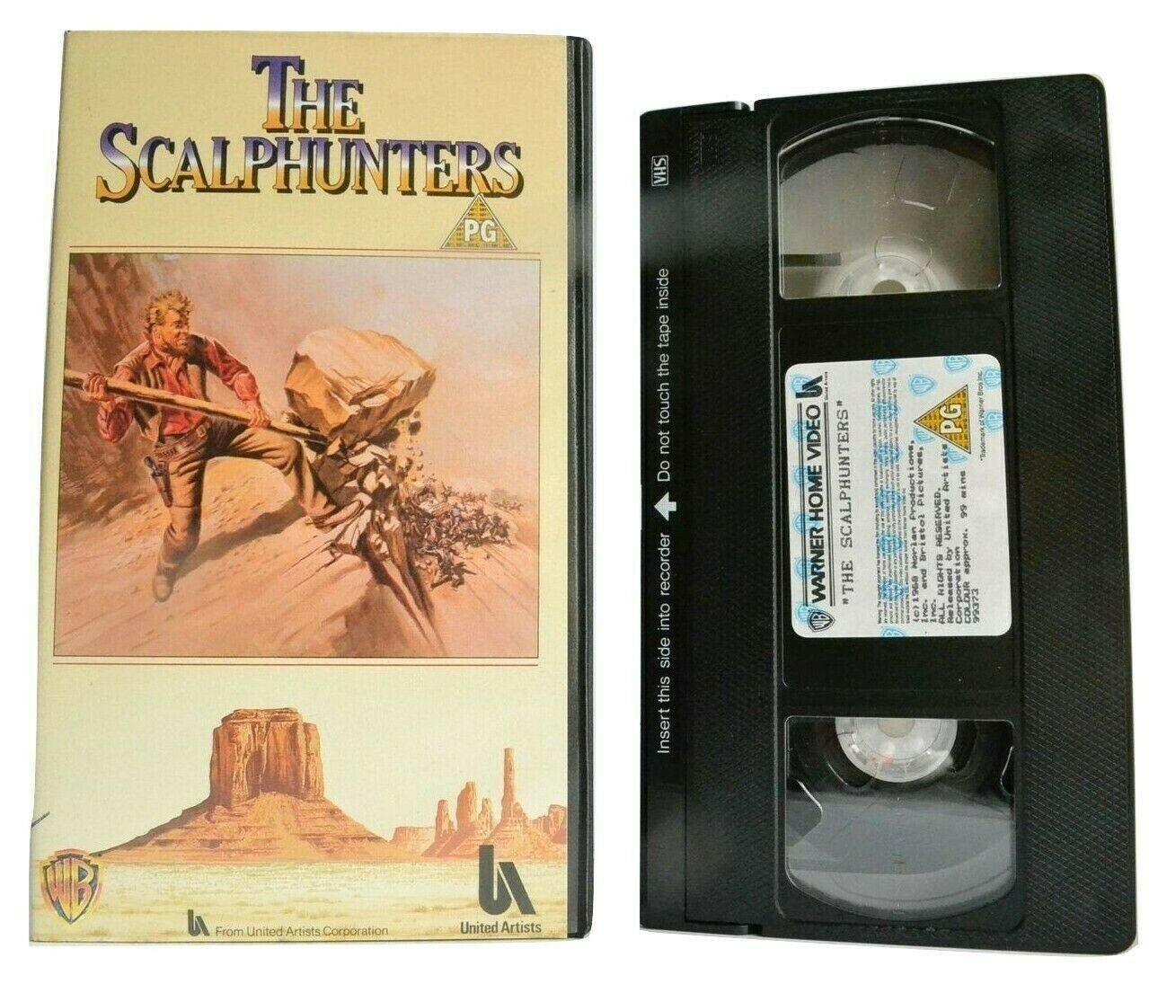 The Scalphunters; [Sydney Pollack] Western - Burt Lancaster/Telly Savalas - VHS-