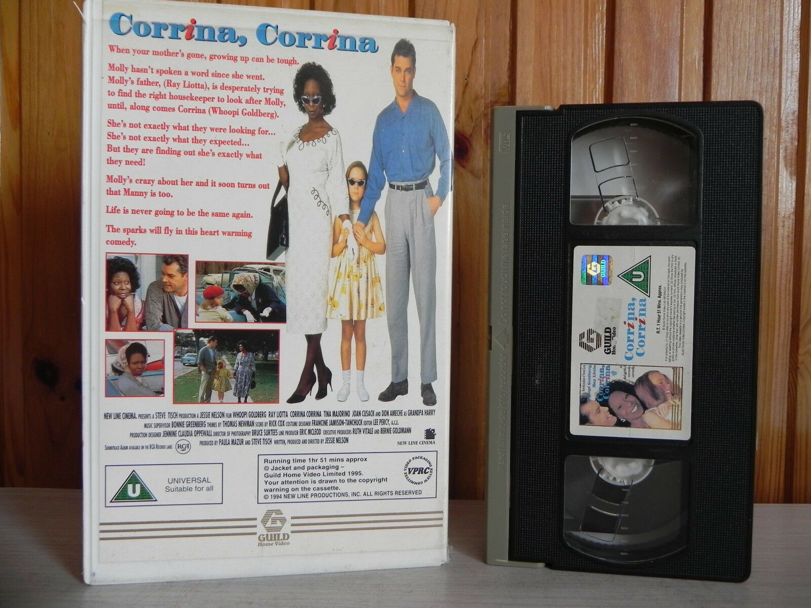 Corrina, Corrina (1994): Drama Comedy; [Guild] Large Box - Rental - Whoopi Goldberg - Pal VHS-
