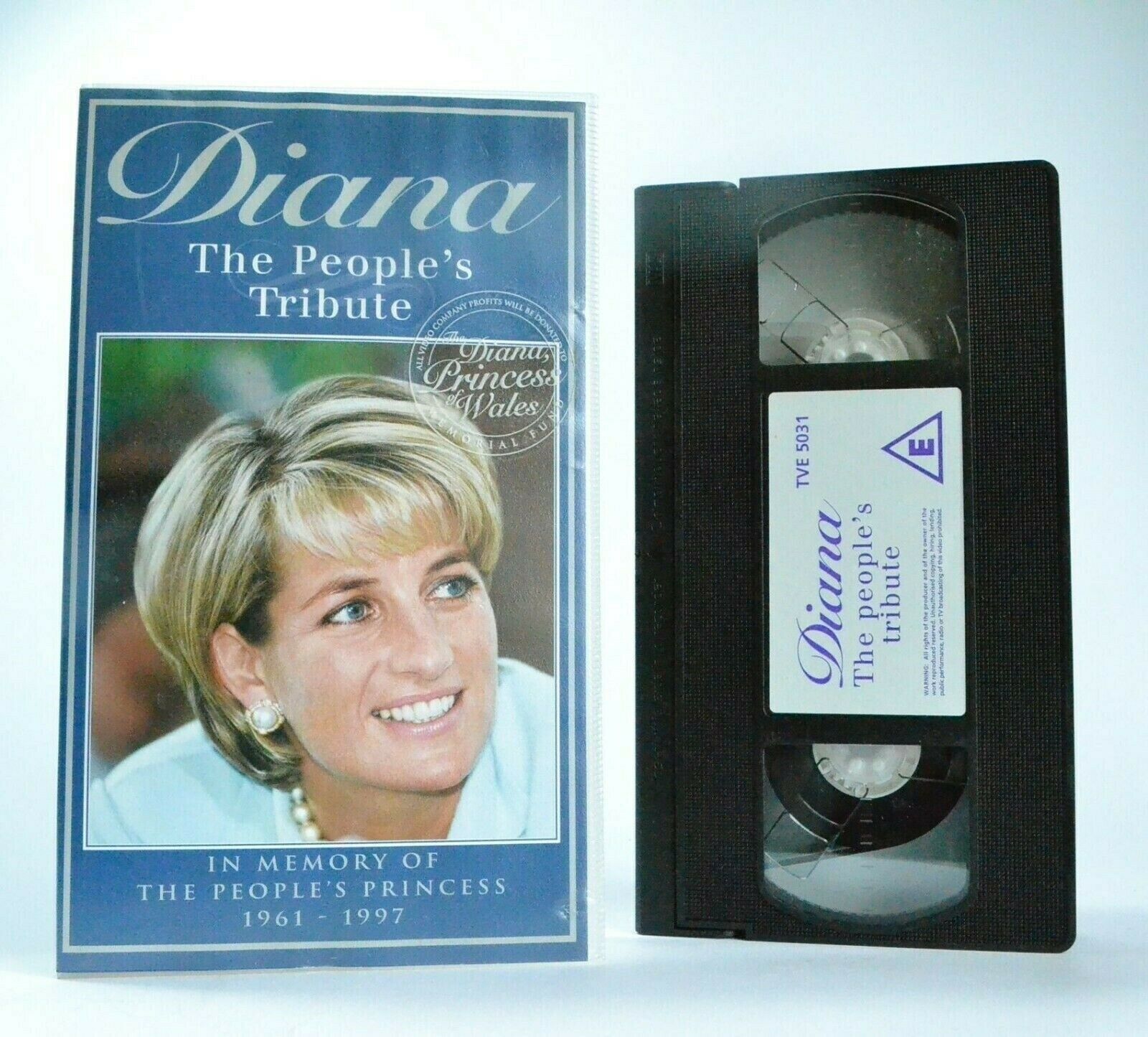 Diana: The People's Tribute (1961-1997) - Documentary - Princess Of Wales - VHS-