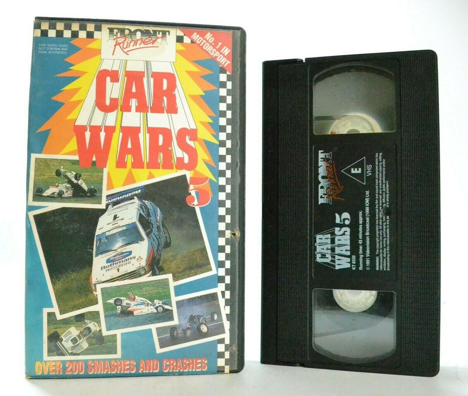 Car Wars 5 - Spectacular Crashes - Motoring Mishaps - World Class Drivers - VHS-