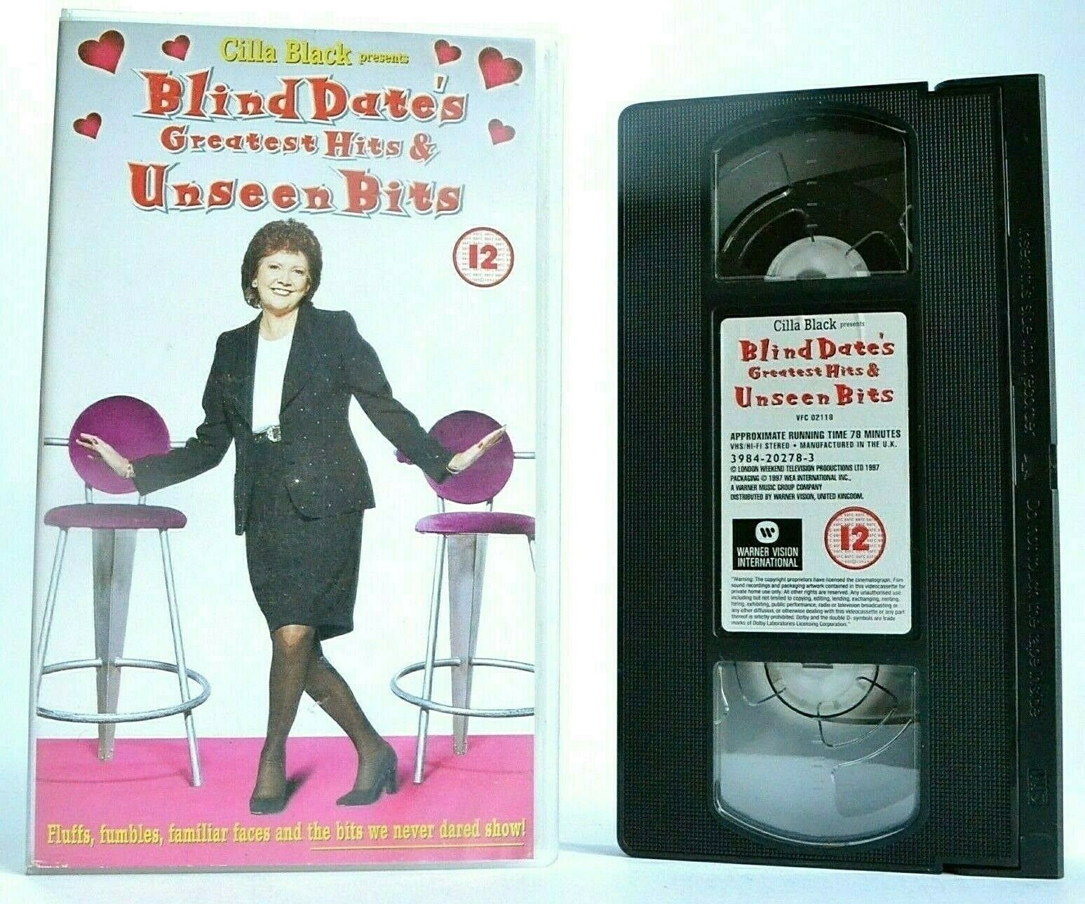Blind Date's, Greatest Hits And Unseen Bit's: By Cilla Black - Comedy Show - VHS-