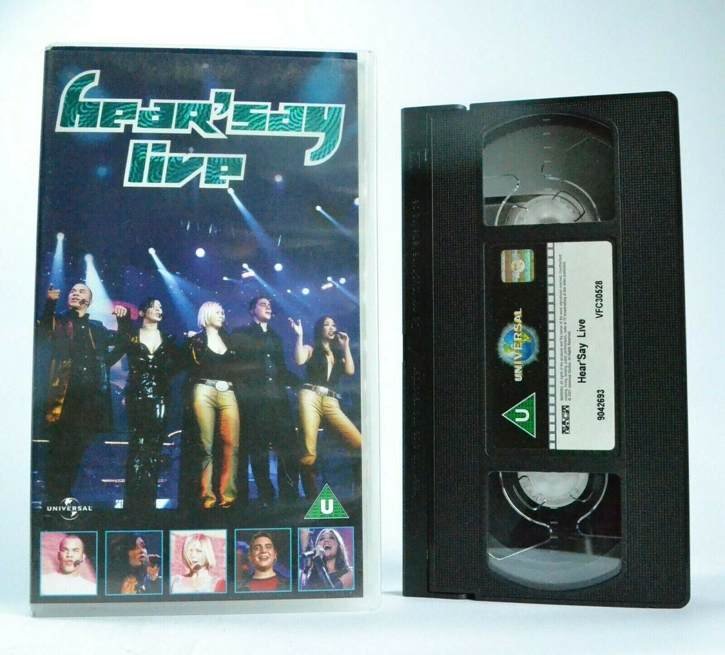 Hear'say: Live - Concert - Greatest Hits - Pop Music - Teen Group - Pal VHS-