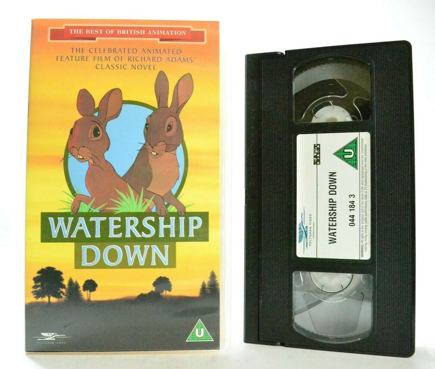 Watership Down: Based On R.Adams Novel - Classic Animation - Children's - VHS-