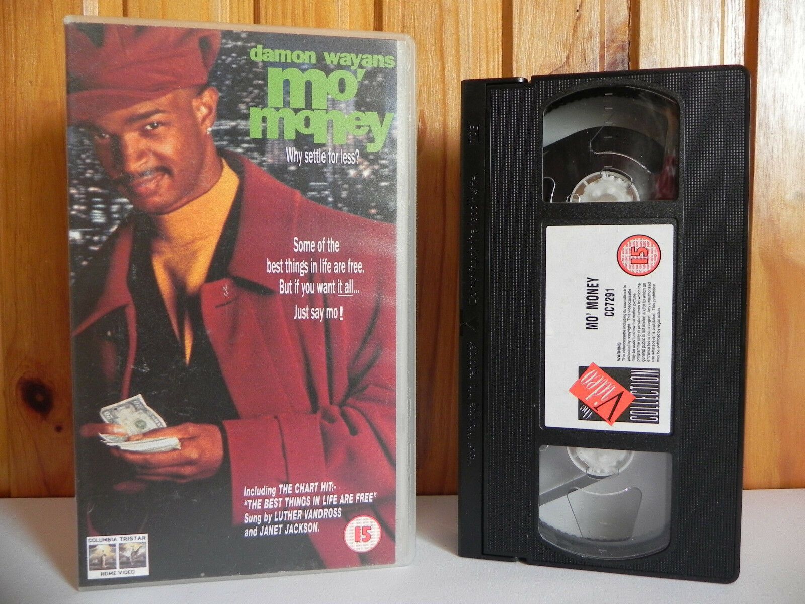 Mo' Money - Columbia Tristar - Comedy - Damon Wayans - Stacey Dash - Pal VHS-